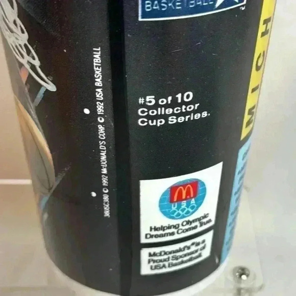 Michael Jordan 1992 USA Basketball McDonald's Collector's Cup #5 of 10‎ - Picture 4 of 8